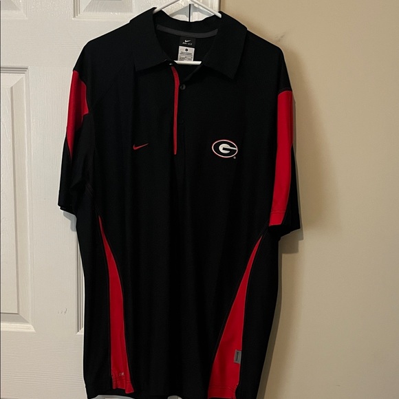 Nike Other - Nike Black and Red Georgia Bulldogs Polo